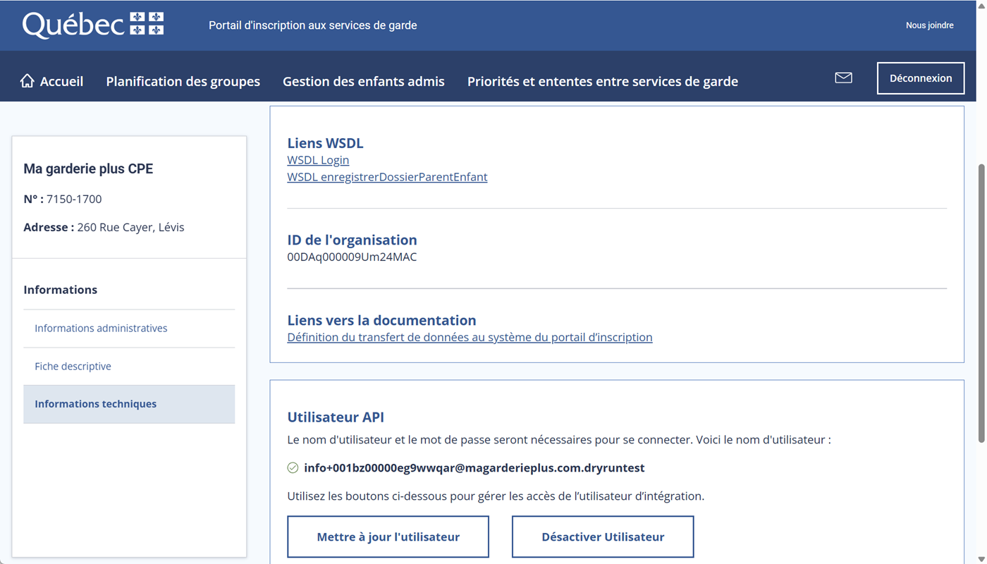 Connectez MaGarderie Plus au nouveau Portail d’inscription aux services de garde (PISG)
